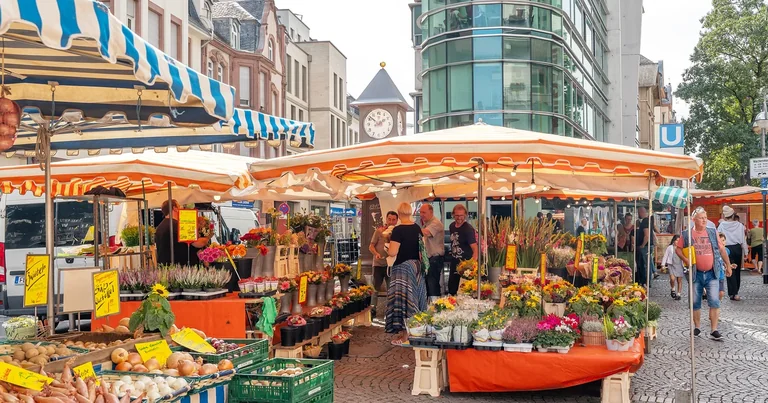 Bornheimer Wochenmarkt: mittwochs und samstags in Frankfurt