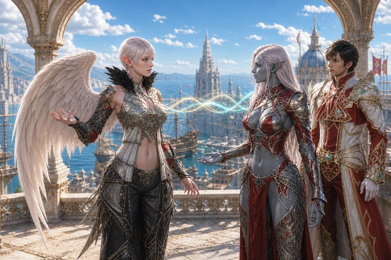 Konzeptbild 2 des Lineage2AI-KI-MMORPG