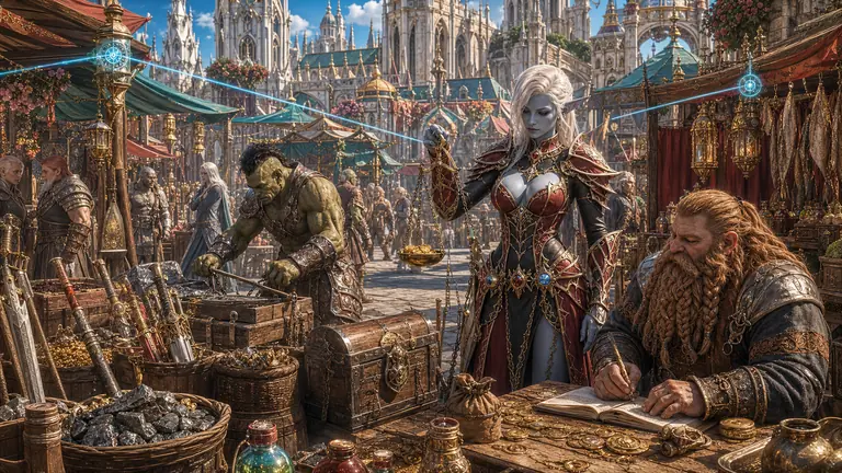 Konzeptbild 3 des Lineage2AI-KI-MMORPG